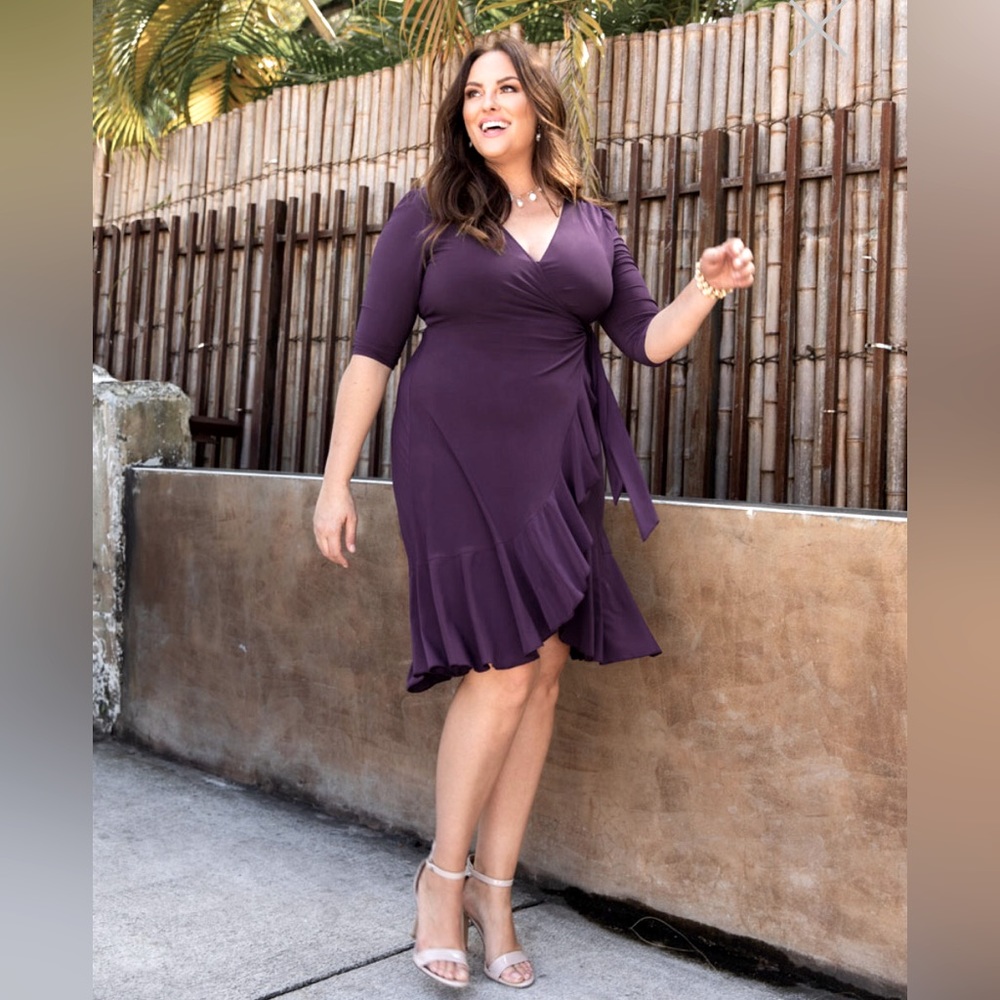 NEW with Tags Kiyonna Whimsy Wrap Dress
